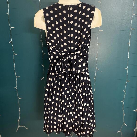 Vintage 1980s Joseph Ribkoff Polka Dot Dress Size S/M - Picture 5 of 9